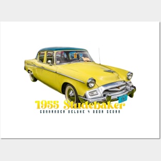 1955 Studebaker Commander Deluxe 4 Door Sedan Posters and Art